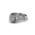 Diamond Floral Cluster Engagement Ring - Penelope No. 3