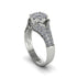 Diamond Floral Cluster Engagement Ring - Penelope No. 3