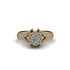 Diamond Floral Cluster Engagement Ring - Penelope No. 1