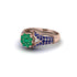 Sapphire Floral Cluster Engagement Ring - Penelope No. 65
