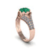 Diamond Floral Cluster Engagement Ring - Penelope No. 5