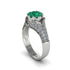Diamond Floral Cluster Engagement Ring - Penelope No. 6 image 2