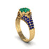 Sapphire Floral Cluster Engagement Ring - Penelope No. 64 image 2