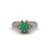 Diamond Floral Cluster Engagement Ring - Penelope No. 5