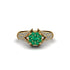 Diamond Floral Cluster Engagement Ring - Penelope No. 4 image 3