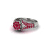 Ruby Floral Cluster Engagement Ring - Penelope No. 57 image 1
