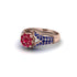 Sapphire Floral Cluster Engagement Ring - Penelope No. 71
