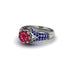 Sapphire Floral Cluster Engagement Ring - Penelope No. 72