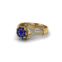 Diamond Floral Cluster Engagement Ring - Penelope No. 13 image 1