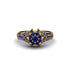 Sapphire Floral Cluster Engagement Ring - Penelope No. 73 image 3