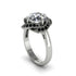 Diamond Floral Infinity Engagement Ring - Brinley No. 33
