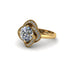Diamond Floral Infinity Engagement Ring - Brinley No. 1