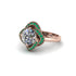 Diamond Floral Infinity Engagement Ring - Brinley No. 17 image 1
