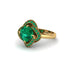 Emerald Floral Infinity Engagement Ring - Brinley No. 19