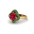 Ruby Floral Infinity Engagement Ring - Brinley No. 25 image 1