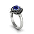 Sapphire Floral Infinity Engagement Ring - Brinley No. 45 image 2