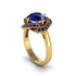 Sapphire Floral Infinity Engagement Ring - Brinley No. 73