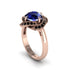 Sapphire Floral Infinity Engagement Ring - Brinley No. 44 image 2