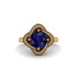 Sapphire Floral Infinity Engagement Ring - Brinley No. 13