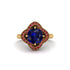 Sapphire Floral Infinity Engagement Ring - Brinley No. 58 image 3