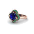 Sapphire Floral Infinity Engagement Ring - Brinley No. 29