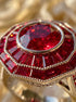 Ruby Radiant Majesty Engagement Ring - Francesca No. 57