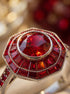 Ruby Radiant Majesty Engagement Ring - Francesca No. 57