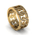 Diamond Geometric Elegance Gold Wedding Ring - Darby No. 1