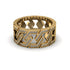 Diamond Geometric Elegance Gold Wedding Ring - Darby No. 1 image 3