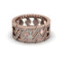 Diamond Geometric Elegance Gold Wedding Ring - Darby No. 2 image 3