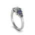 Diamond Geometric Princess Cut Engagement Ring - Thea No. 63 image 2