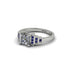 Diamond Geometric Princess Cut Engagement Ring - Thea No. 63