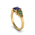 Sapphire Geometric Princess Cut Engagement Ring - Thea No. 28 image 3