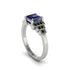 Sapphire Geometric Princess Cut Engagement Ring - Thea No. 45 image 2