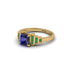 Sapphire Geometric Princess Cut Engagement Ring - Thea No. 28 image 2