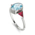 Geometrical Bezel Aquamarine Ring - Trinity No. 412