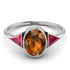 Geometrical Bezel Brown Diamond Ring - Trinity No. 1112 image 3