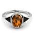 Geometrical Bezel Brown Diamond Ring - Trinity No. 1109 image 3