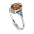 Geometrical Bezel Brown Diamond Ring - Trinity No. 1103 image 2