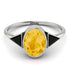 Geometrical Bezel Citrine Ring - Trinity No. 609