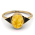 Geometrical Bezel Citrine Ring - Trinity No. 607