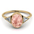 Geometrical Bezel Morganite Ring - Trinity No. 901