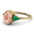Geometrical Bezel Morganite Ring - Trinity No. 904 image 1