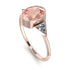 Geometrical Bezel Morganite Ring - Trinity No. 902