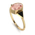 Geometrical Bezel Morganite Ring - Trinity No. 907