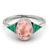 Geometrical Bezel Morganite Ring - Trinity No. 906