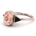 Geometrical Bezel Morganite Ring - Trinity No. 908