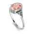 Geometrical Bezel Morganite Ring - Trinity No. 903