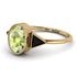Geometrical Bezel Peridot Ring - Trinity No. 707