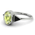 Geometrical Bezel Peridot Ring - Trinity No. 709